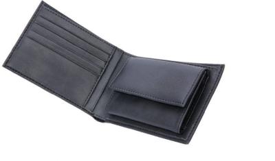 China Short Type Stylish Leather Wallet For Credit Card / Cash / Coin Carrying for sale