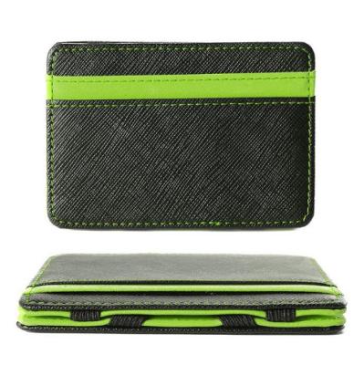 China Unisex RFID Blocking Leather Wallet , Slim Two Tone Magic Bifold Wallet for sale