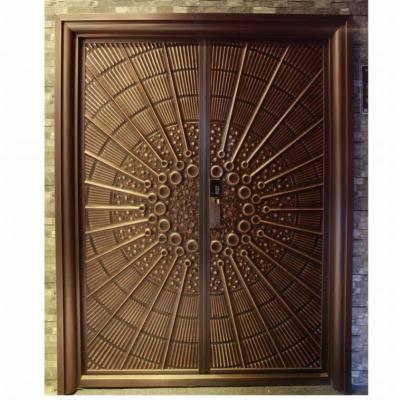 China Good Quality Front Door High End Pure Copper Rolling Door for sale