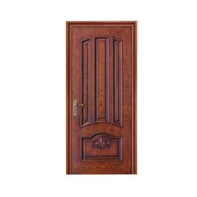 China Luxury American Style Latest Design Rolling Panels Arched Interior Wood Door for sale