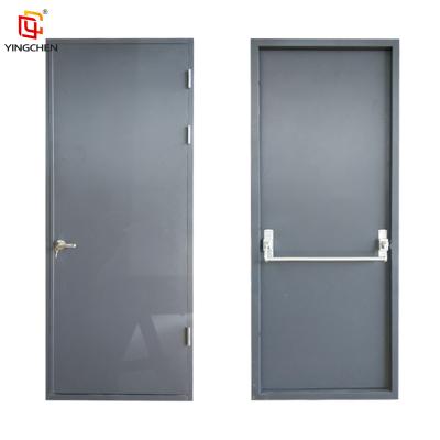 China YC-1 Renqiu Swing 90mins 70mm Thickness UL Listed Fire Escape Steel Fire Rated Door From China for sale