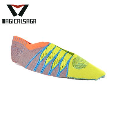 China High Quality Polyester Fabric Comfortable Custom Basketball Fly Knit Upper Sports Shoes for sale