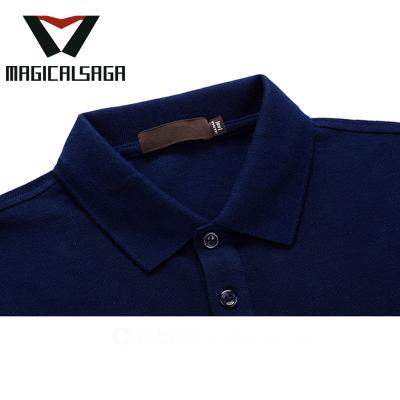 China Classic Memory Rib Yarn Dyed Plain Man T Shirt Cotton Collars Flat Knit Rib Collar With Spandex for sale