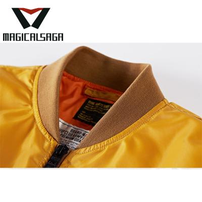 China Durable Memory Rib Classic Plain Style Bomber Jacket Rib Collar Knit Cuffs and Waist for sale