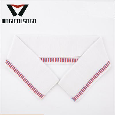 China Memory 1*1 100%polyester knitted t-shirt single rib collar for sale