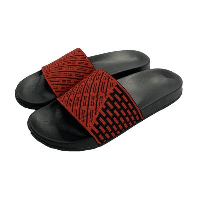 China Latest Custom Anti-Slippery Knit Top Unique Design Eva Mens Slippers Sandal Beach Slippers for sale