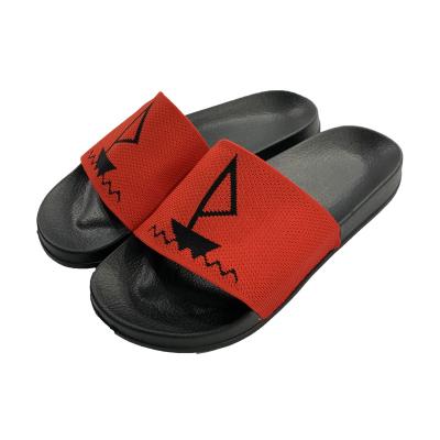 China Lightweight Latest Knit Top Design Mens Summer Outdoor Sandal Slide Slippers for sale