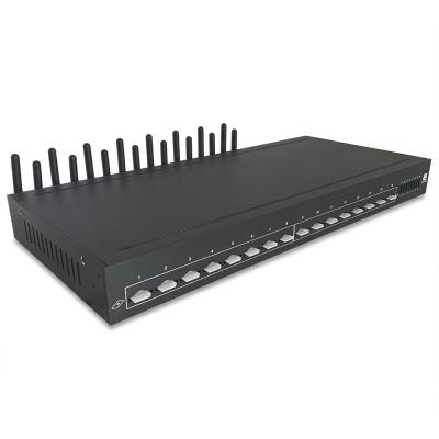 China acom616-16 4g bulk sms voip port external gateway 16 sms thundering device for sale