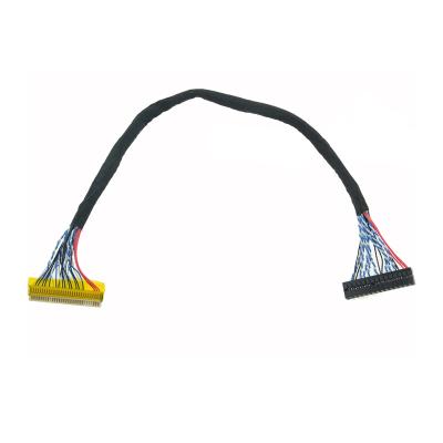 China Monitor Supplying S6 30Pin LVDS Cable 26cm 2ch 6 Bit 30 Pins LVDS Interface For 15inch 15.4inch 17inch 17.1inch LCD Screen 30P for sale