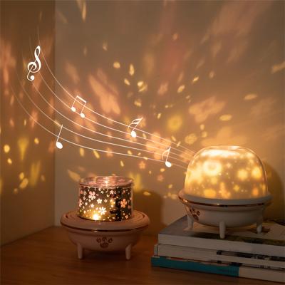 China Wholesale Modern Customizable Modern Romantic Warm Light Home Logo Audio China Projection Lamp for sale