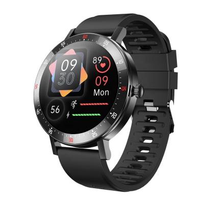 China 2022 GPS Navigation New Arrival AMOLED Display Round Smart Watch 1.3inch Full Touch Fitness Tracker With Rotate Button for sale