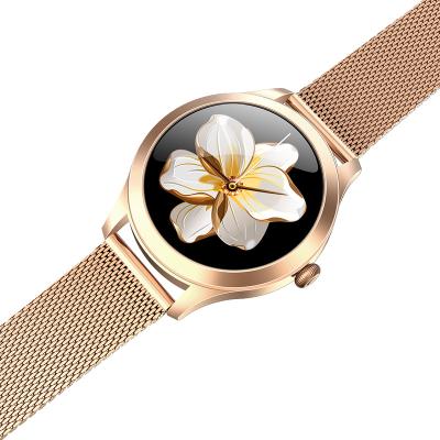 China MP3 PRO Playback Fashion Ladies Heart Rate Blood Pressure Fitness Tracker Pedometer KW10 Ladies Smart Watch for sale