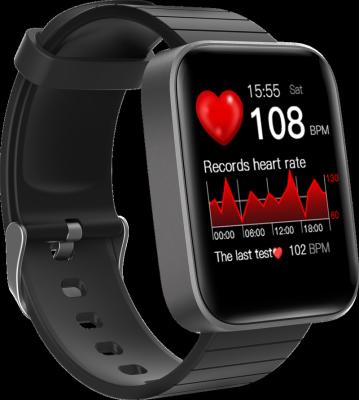 China MP3 Playback Temperature Watches Blood Pressure Heart Rate Bracelet Sport Smart Watch T68 IP67 Waterproof for sale