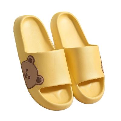 China Summer Man Thick Sandals Bear Sole Animal EVA Animal Beach Damping Slides Slipper For Women for sale