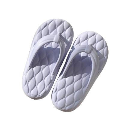 China Cushioning Summer Cute Fashion Girls Simple Seaside Wear Eva Beach Soft Thick Bottom Flip Flops for sale