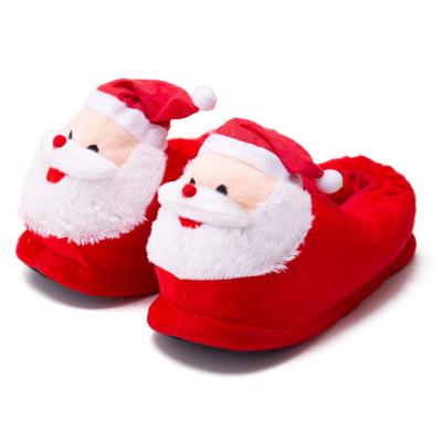 China New Gift Santa Claus Slippers Indoor Cotton Shoes Plush Toys Christmas Special Gift For People for sale