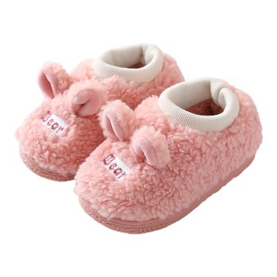 China High Quality Thermal Cute Cartoon Animal Footwear Cotton Soft Rubber Prewalker Unique Baby Shoes for sale