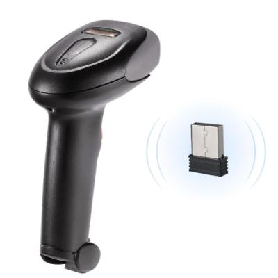 China Inventory Ergonomic Design Barcode Scanner 1D Wireless Barcode Reader with 1800mAh Battery for sale