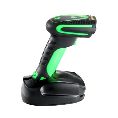 China BT 2d Handheld Barcode Scanner Industrial Level 360 Degree Global Fast 2.4G Wireless BT 1D 2d QR Scan Barcode Handheld Barcode Reader With Memory for sale