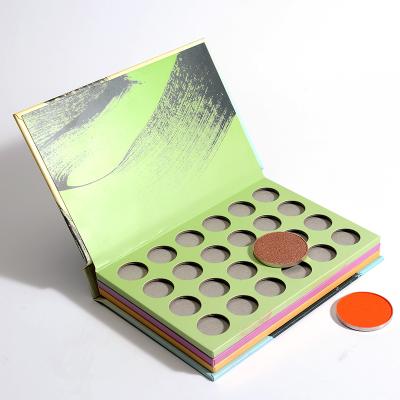 China 72 Colors Spellbook Handmade Custom Cheap Eyeshadow Paper Palette Empty Packaging Box for sale