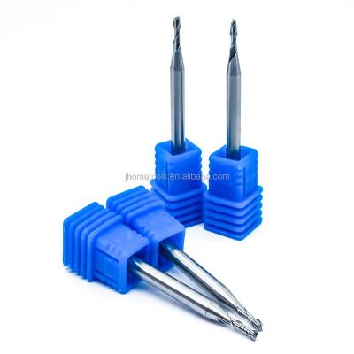 China New Design AEM2F04020050 New Design 2mm Carbide CNC Milling HRC50 Aluminum Cutting End Mills for sale