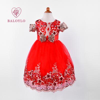 China Wholesale Anti-wrinkle Children Wedding Summer Baby Dress Girls Bow Dresses Princess for sale