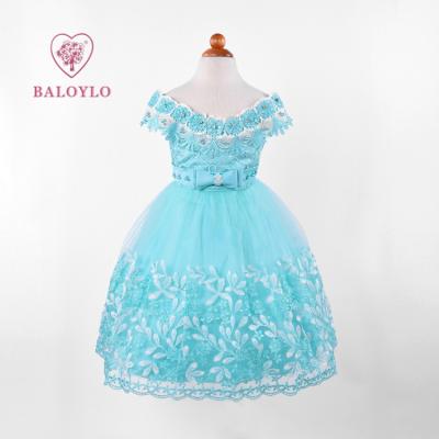 China Barbie Frock Luxury Baby Bow Tulle Breathable Elegant Dress Babies For Birthday Sleeveless for sale