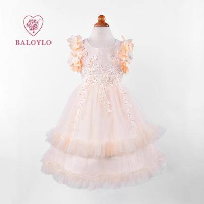 China Wholesale Breathable Baby Dress Kids Sleeveless Princess Skirt Girl Wedding Dresses For Kids for sale