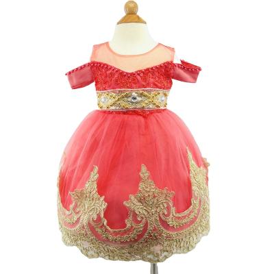 China Cute Viable Embroidery Dress For Babies Kids Gown Girl Princess Birthday Dress Gowns for sale