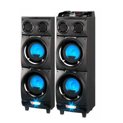 China Wireless System LINGE x4 2000W LG-8102S Active Passive Karaoke Speaker Wireless Party Loudspeaker Large 8' Woofer With Trolley for sale