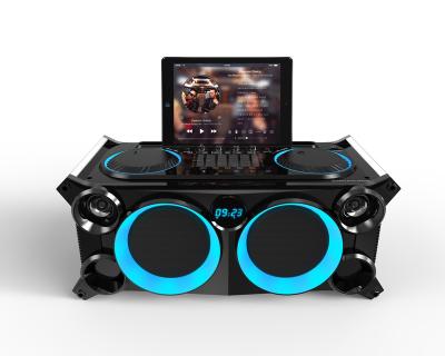 China Wireless System Music Speaker DJ Indoor Woofer 5.5' Hi Fi Portable Outdoor Speakers x2 Box With USB Wireless System And Card Reader for sale