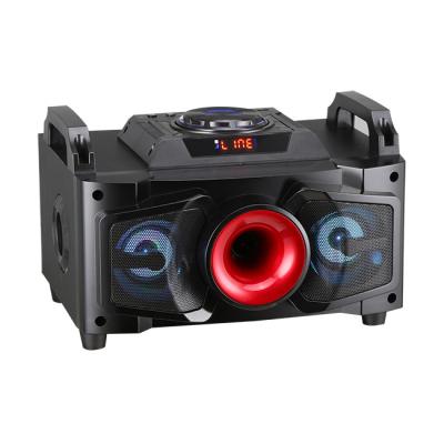 China LINEN 8' x3 45W LG-207 Portable Bass Home Speaker Boomboxes Party Speaker Wireless System with Led Light for sale