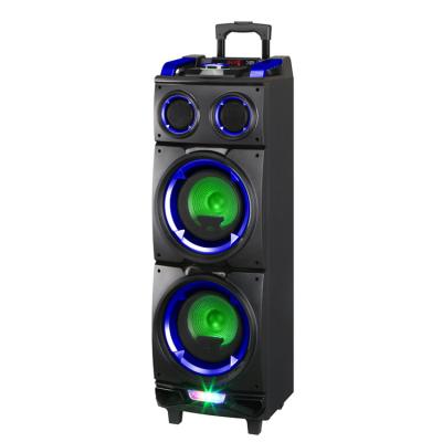 China LINEN LG-8102B Wireless System Professional 8' Woofer x2 60W Karaoke Speaker Party Speaker Outdoor Box With Mega Bass for sale