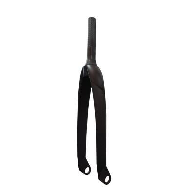 China Hot selling 20 inch bmx carbon BMX forks 20mm through axle tapered fork B001 with screw for sale