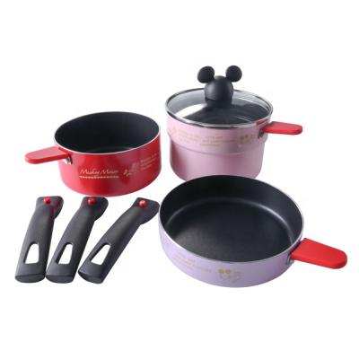 China Best Viable Price Pan Cookware Set Kitchen Ceramic Cookware Set for sale