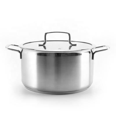 China High Quality Viable Stainless Steel Stock Pot Cookware Soup Pots From Manufacturer for sale