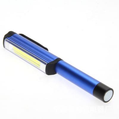 China LANDSCAPE High Power AAA Battery Pocket Flashlight Tactical Pen COB Led Portable Work Light With Magnet for sale