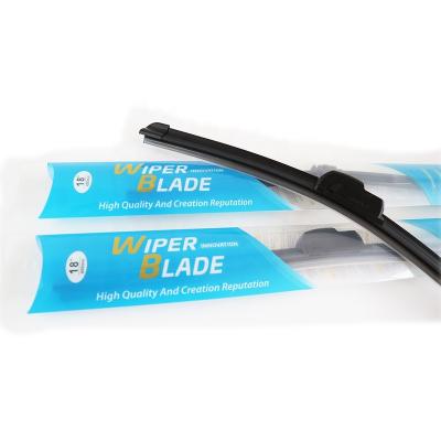 China Wholesale Universal Windshield Wiper Blades Universal Soft Windshield Wiper Natural Rubber Refill Factory Auto Car Windshield Wipers for sale