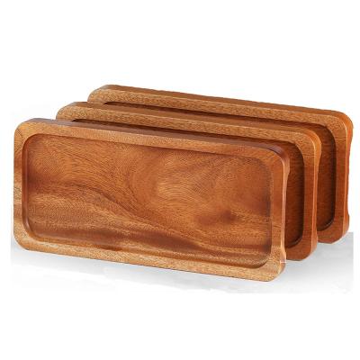 China Home Decoration Handmade Olive Wood Fruit Wooden Dessert Tray China Tray Wooden Tray for sale