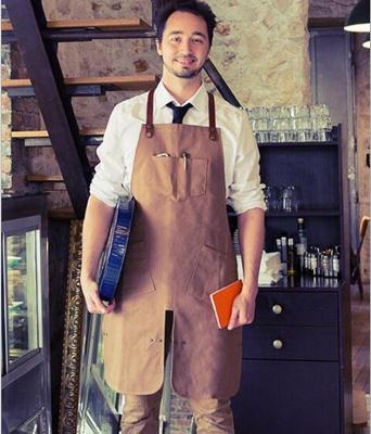 China Beverage/food factory welders apronleather custom leather apron carpenter leather welding apron for sale