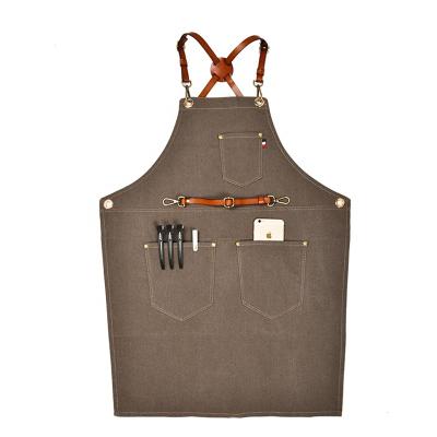 China Food/Beverage Electric Welding Protective Work Apron Apron Waterproof Leather For Men for sale