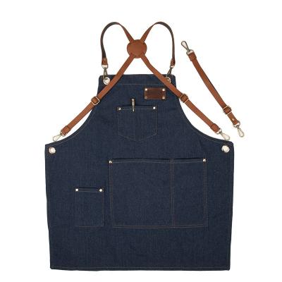 China Food/Beverage Leather Apron for sale