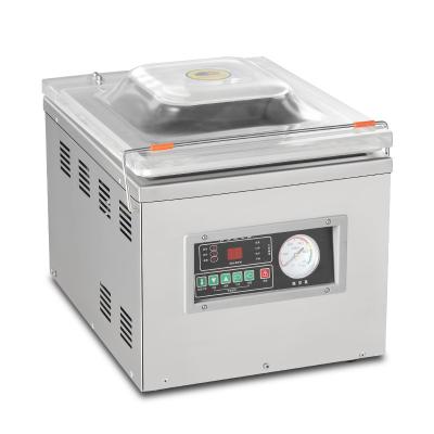 China Hotels 305 Stainless Steel Thermoforming Automatic Double Chamber Vacuum Packaging Machine for sale