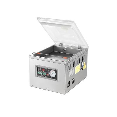 China Hotels 305 Stainless Steel Food Double Chamber Vacuum Sealer Machine Outer Packaging for sale