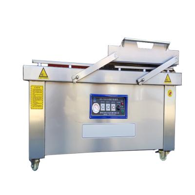 China Hotels Sealed Thermal 305 Stainless Steel Double Chamber Vacuum Packaging Machine for sale