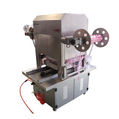 China Hotels Duplex Modified Pellet Thermoforming Atmosphere Packaging Labeling Machine for sale