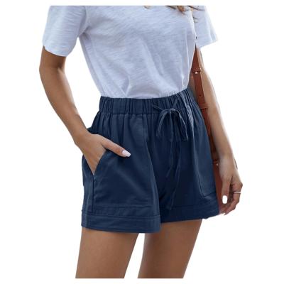 China 2021 Summer Style Urban Casual Women's Hot Loose High Waist Wide Leg Breathable Breathable Shorts for sale