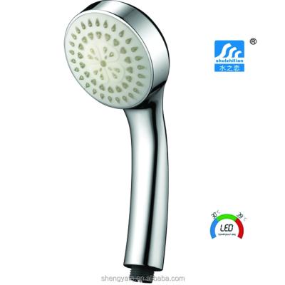 China Without Switches Ningbo Art News Hand Held Bathroom Led Shower Rainfall 3 Colors for sale