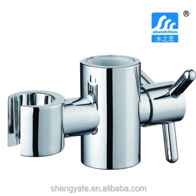 China No Turnout SYT-Z29Adjustable Slider Shower Head Holder Turn Shower Holder Slider On Bathroom Rail Pipes for sale