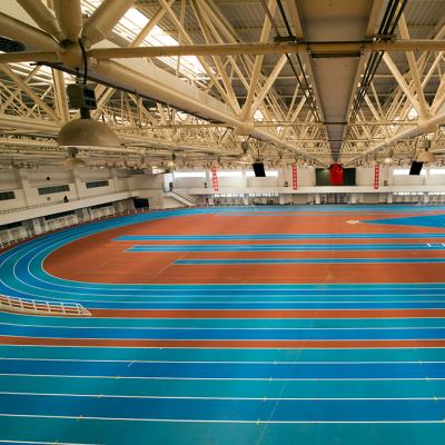 China Outdoor Sports Sports Prefab Running Track Prefab Sports Track IAAF Certificated Prefab Sports Stadium Track for sale